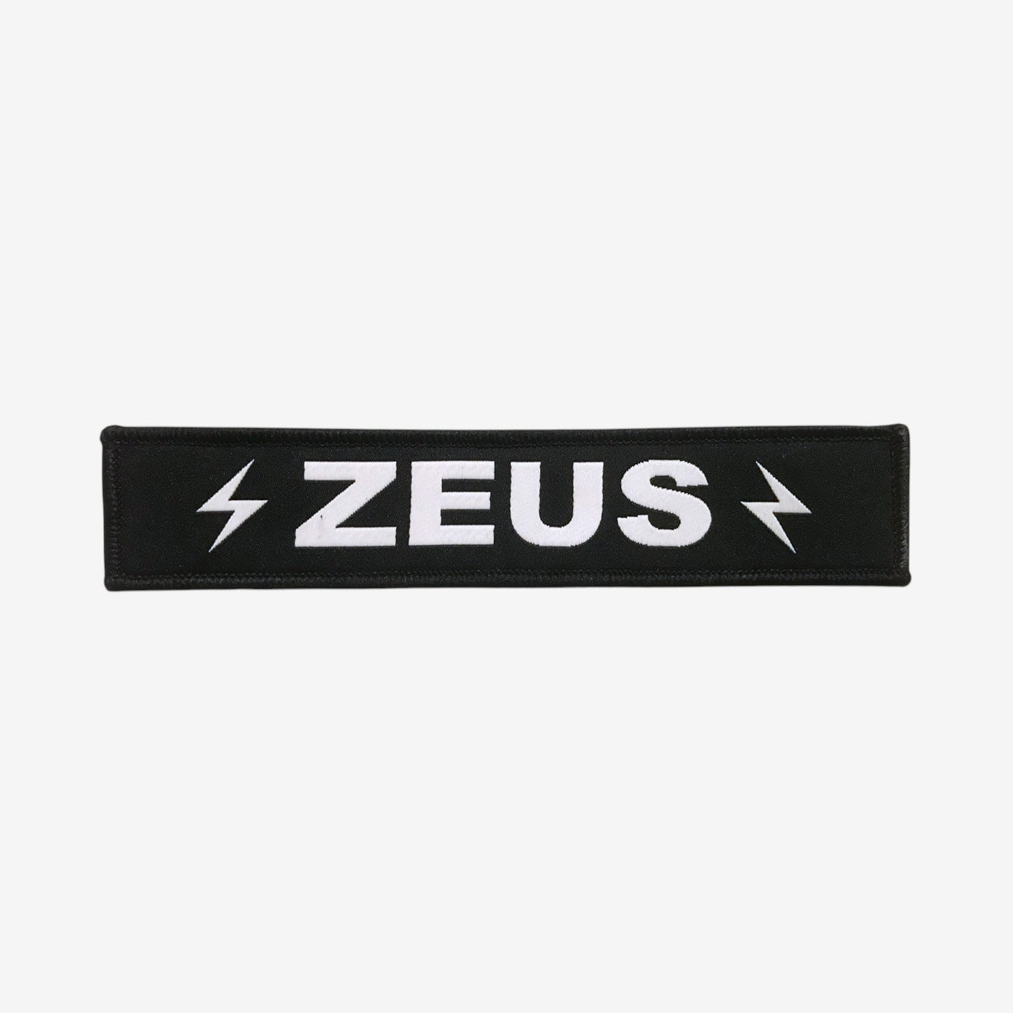 Zeus Patch Long - Black/White (6" x 1-1/8")