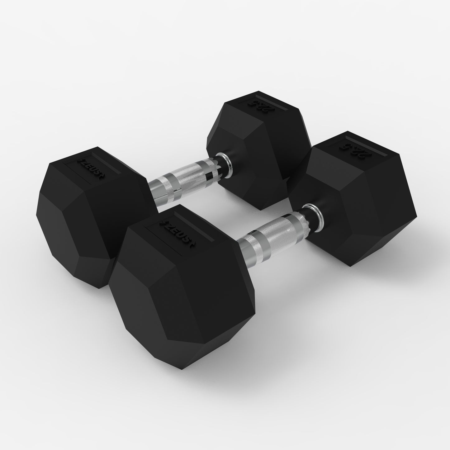 Zeus Hex Dumbbell 22.5lbs Pair
