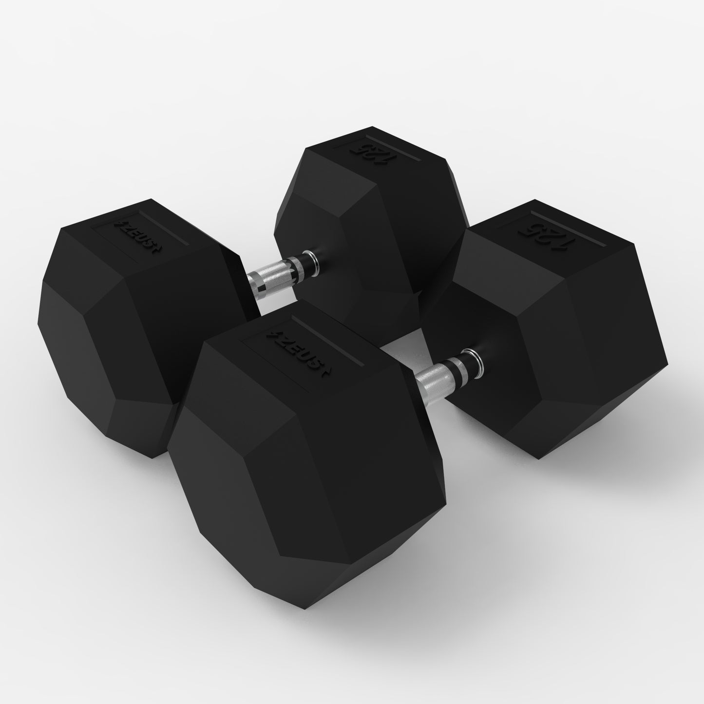 Zeus Hex Dumbbell 125lbs Pair