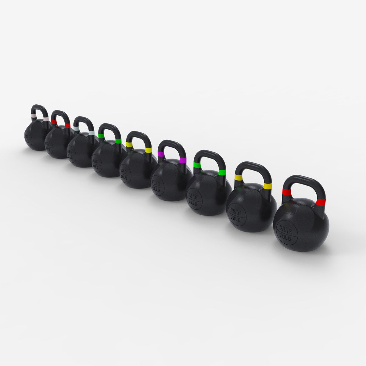 Zeus Competition Kettlebell Package, 164 kg
