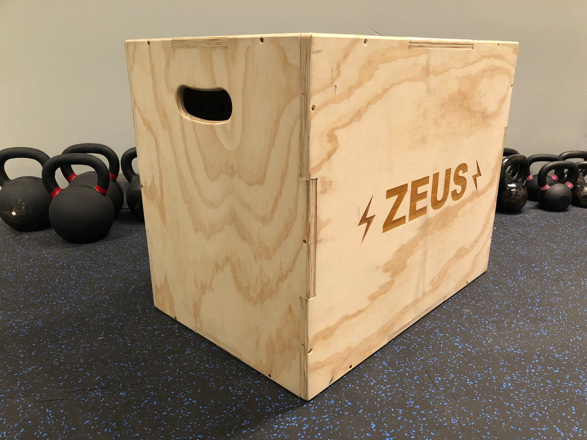 Zeus 3-in-1 Wooden Plyo Box - 30/24/20" – Zeus Fitness BC