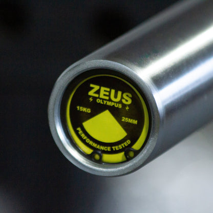 Olympus Training Barbell No Center Knurl - 15kg