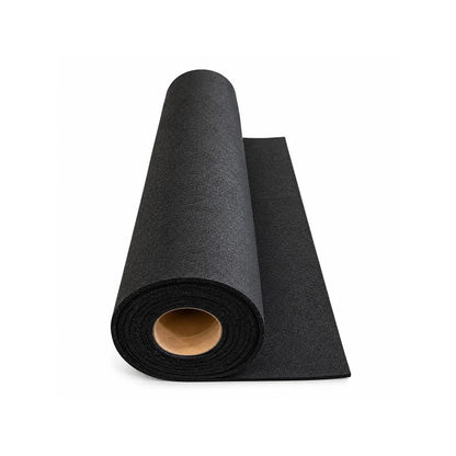 Zeus 8mm rubber roll, Black - 4ft x 25ft, 100 sq ft