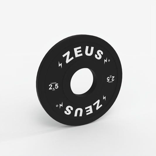 Zeus Change Plate, Onyx, 2.5 lb, Single