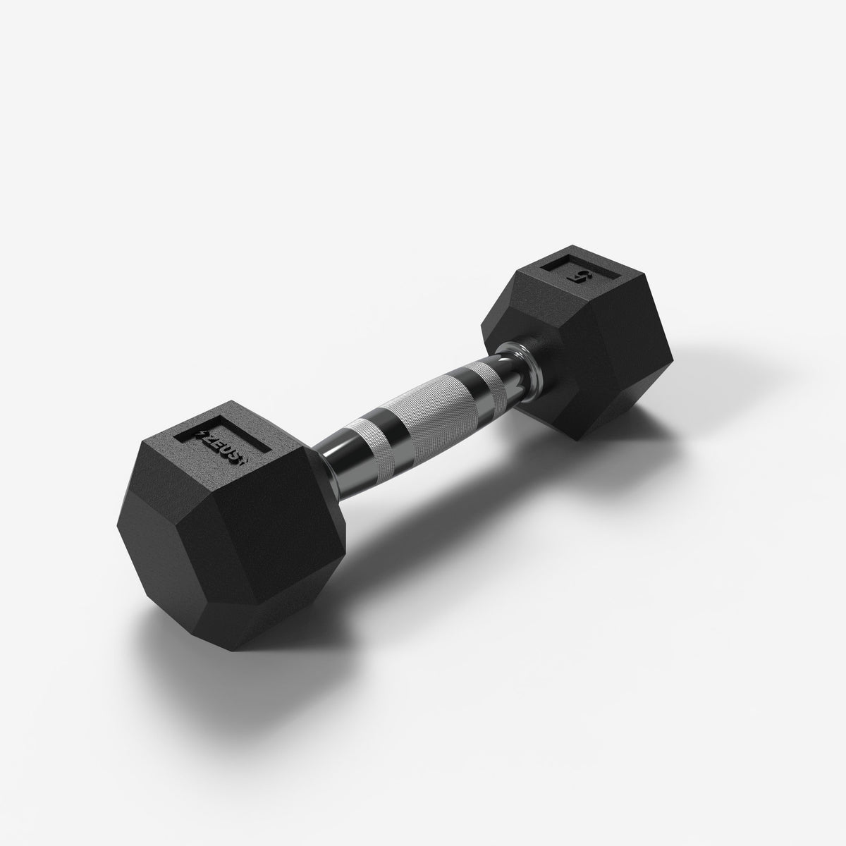 Zeus Hex Dumbbell 5 lb Single