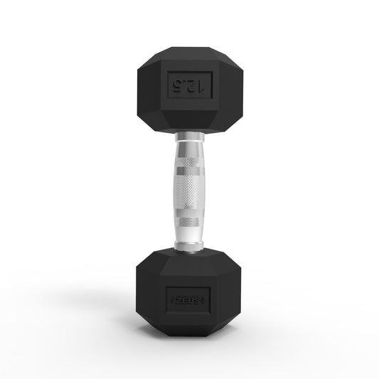 Zeus Hex Dumbbell 12.5lbs Single