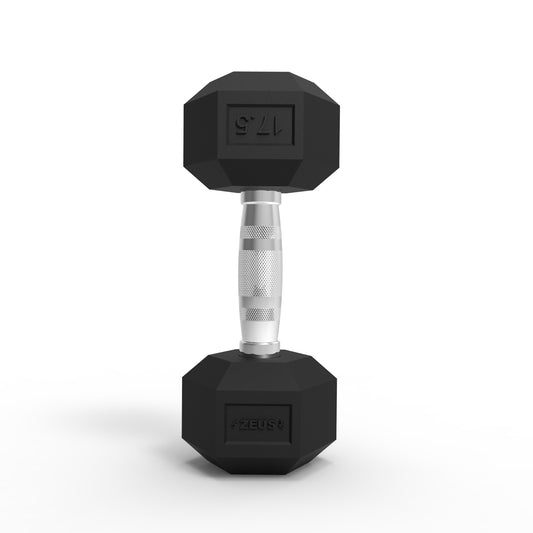 Zeus Hex Dumbbell 17.5lbs Single