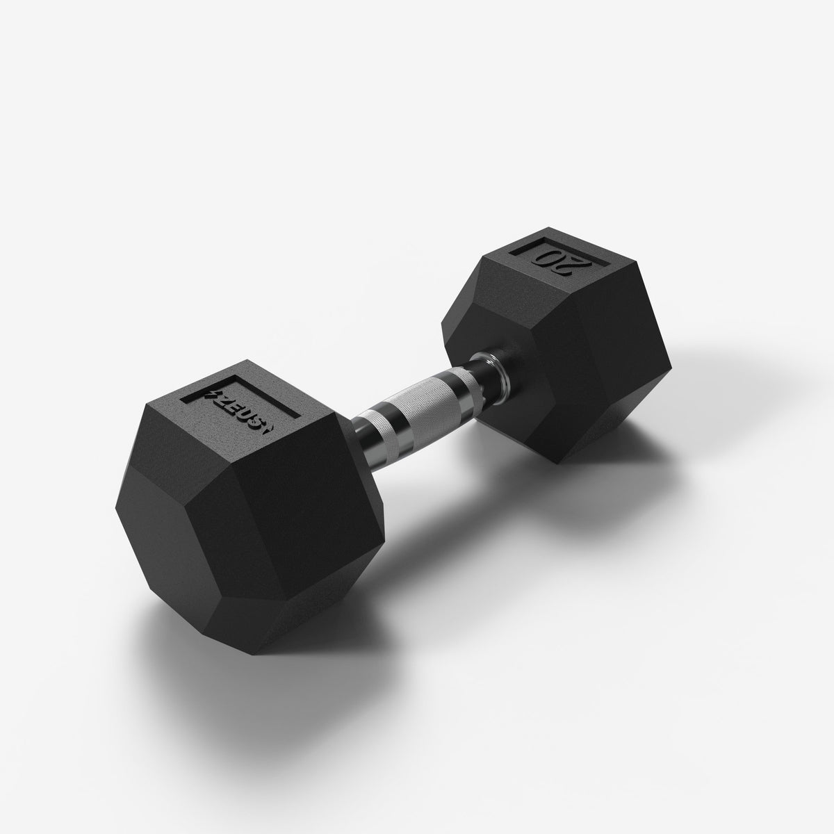 Zeus Hex Dumbbell 20 lb Single