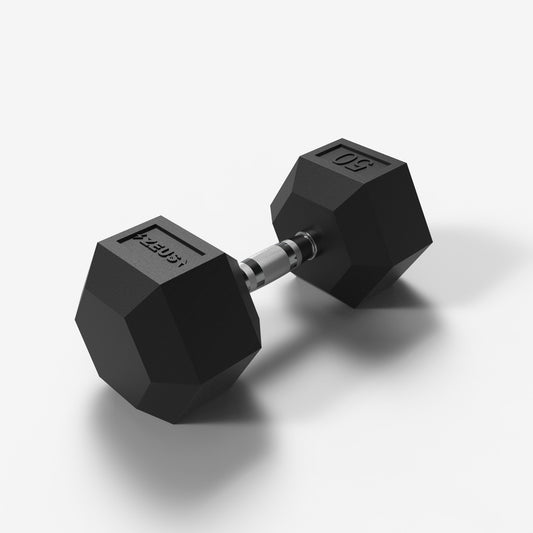 Zeus Hex Dumbbell 50 lb Single