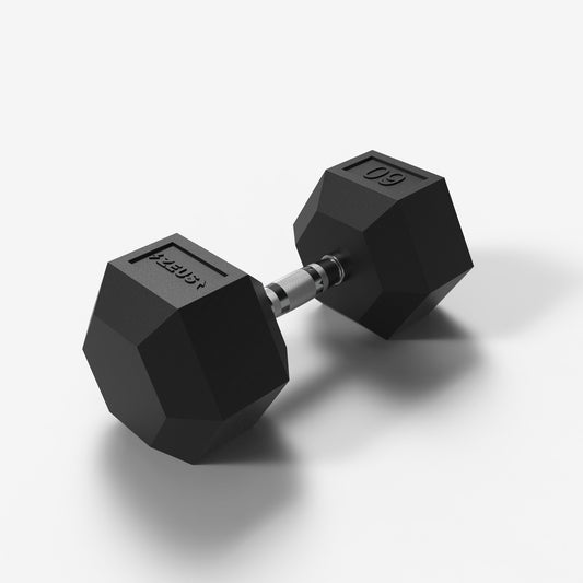Zeus Hex Dumbbell 60 lb Single