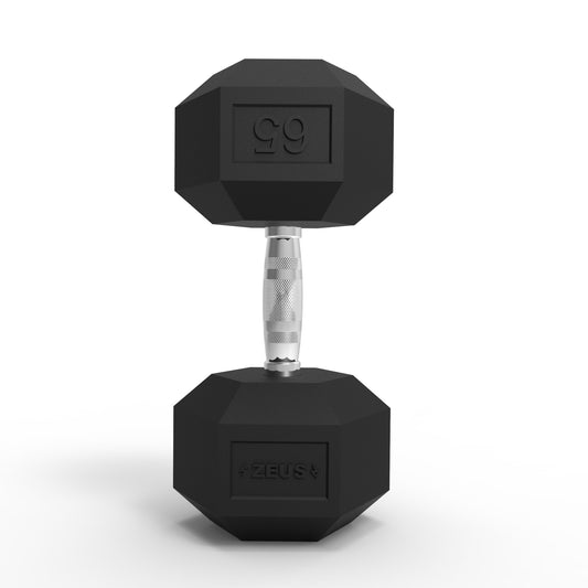 Zeus Hex Dumbbell 65lbs Single