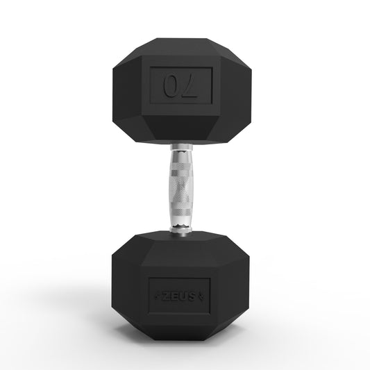 Zeus Hex Dumbbell 70lbs Single