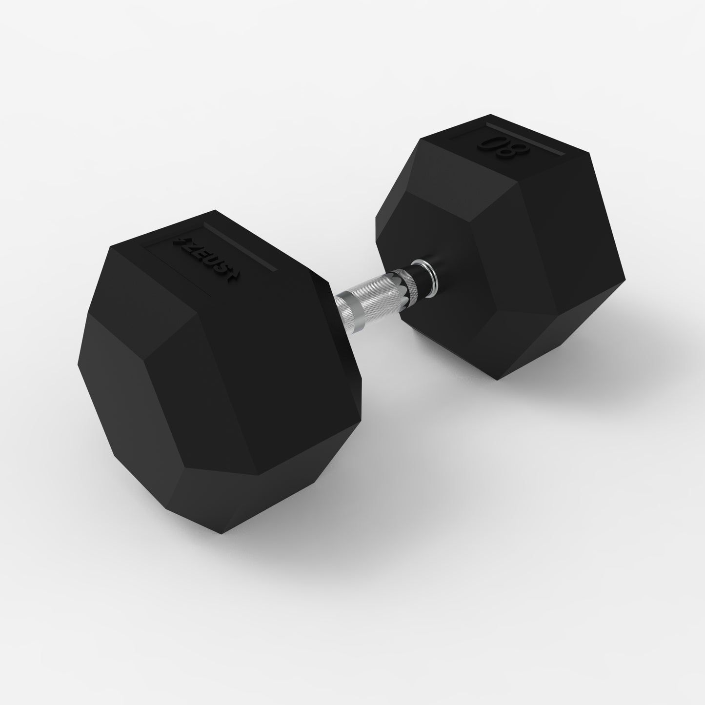 Zeus Hex Dumbbell 80lbs Single