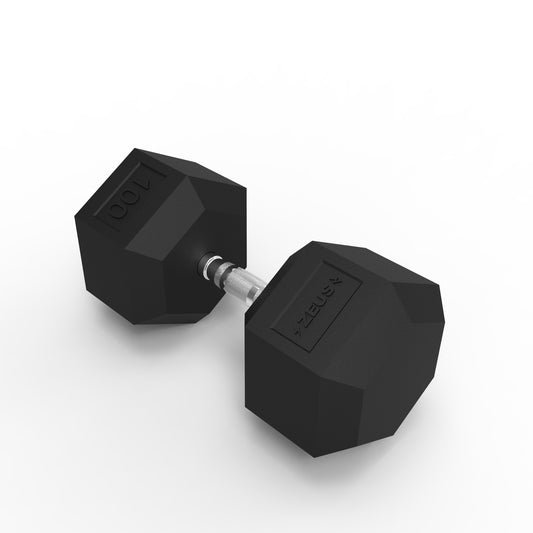 Zeus Hex Dumbbell 100lbs Single