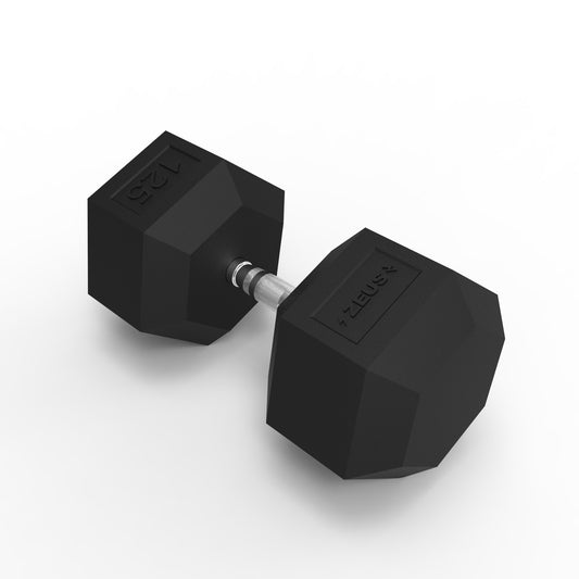 Zeus Hex Dumbbell 125lbs Single
