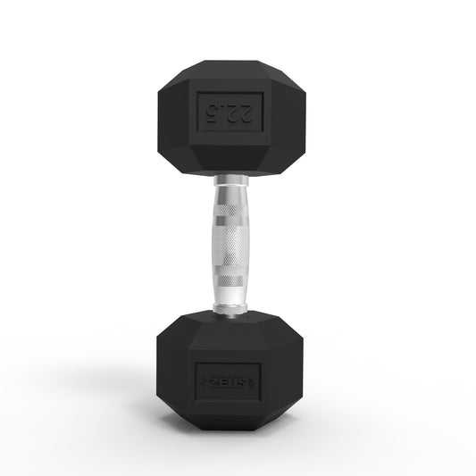 Zeus Hex Dumbbell 22.5lbs Single