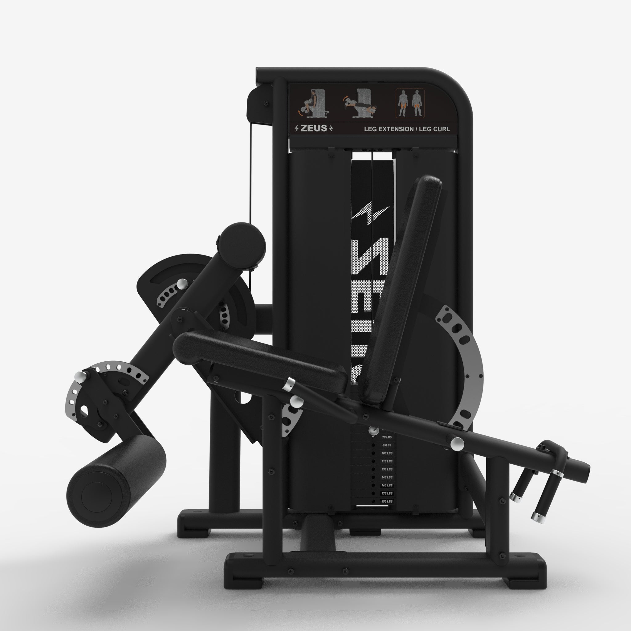 Leg Extension & Curl Machine - AegisX™ Series – Zeus Fitness BC