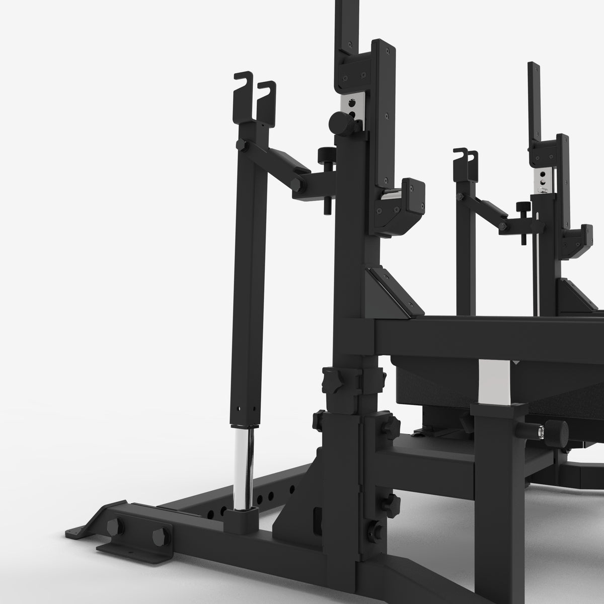 Zeus Olympic Flat Bench with Safety Arms - ForgeX™ Series — view 5 of 6