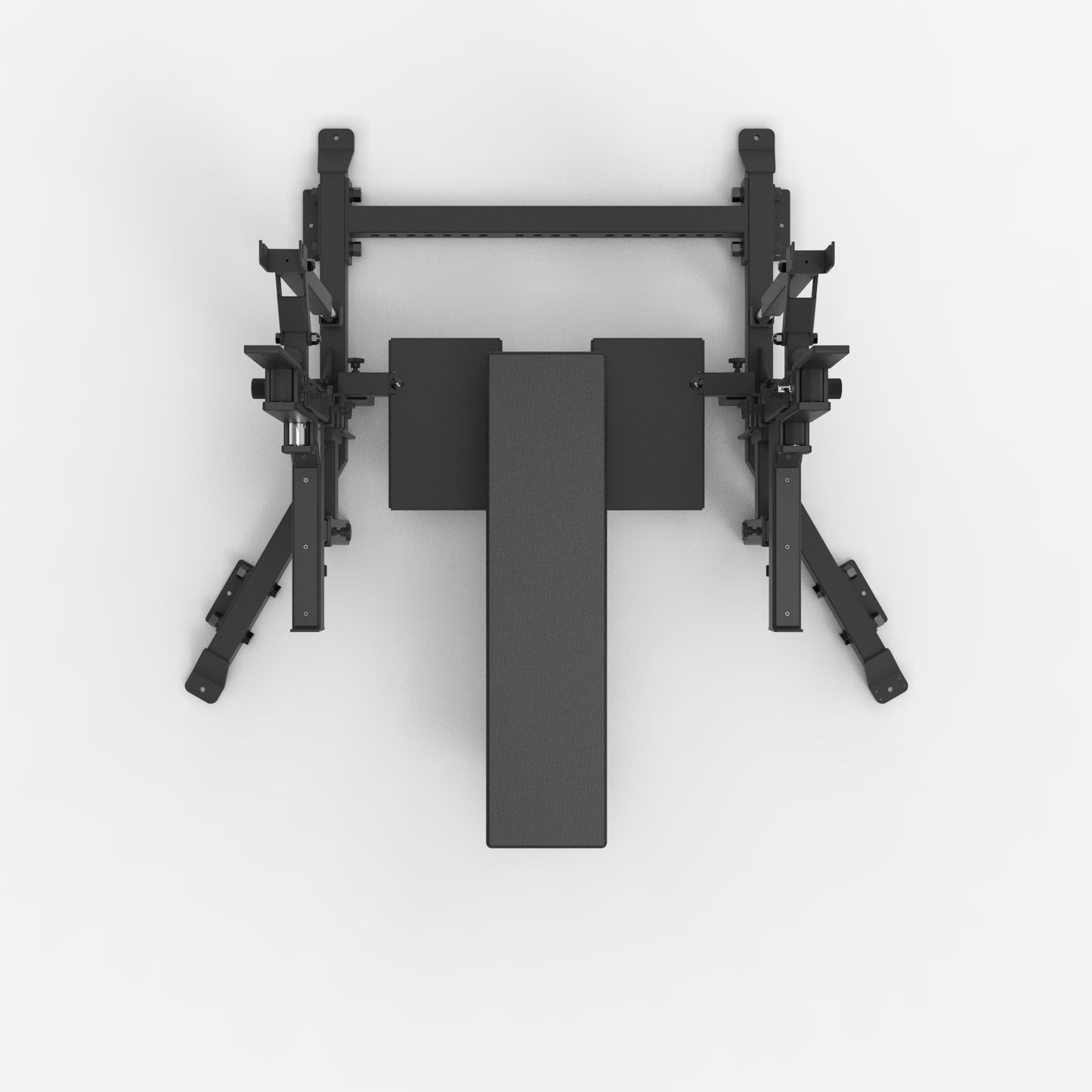 Olympic Flat Bench with Safety Arms - ForgeX™ Series