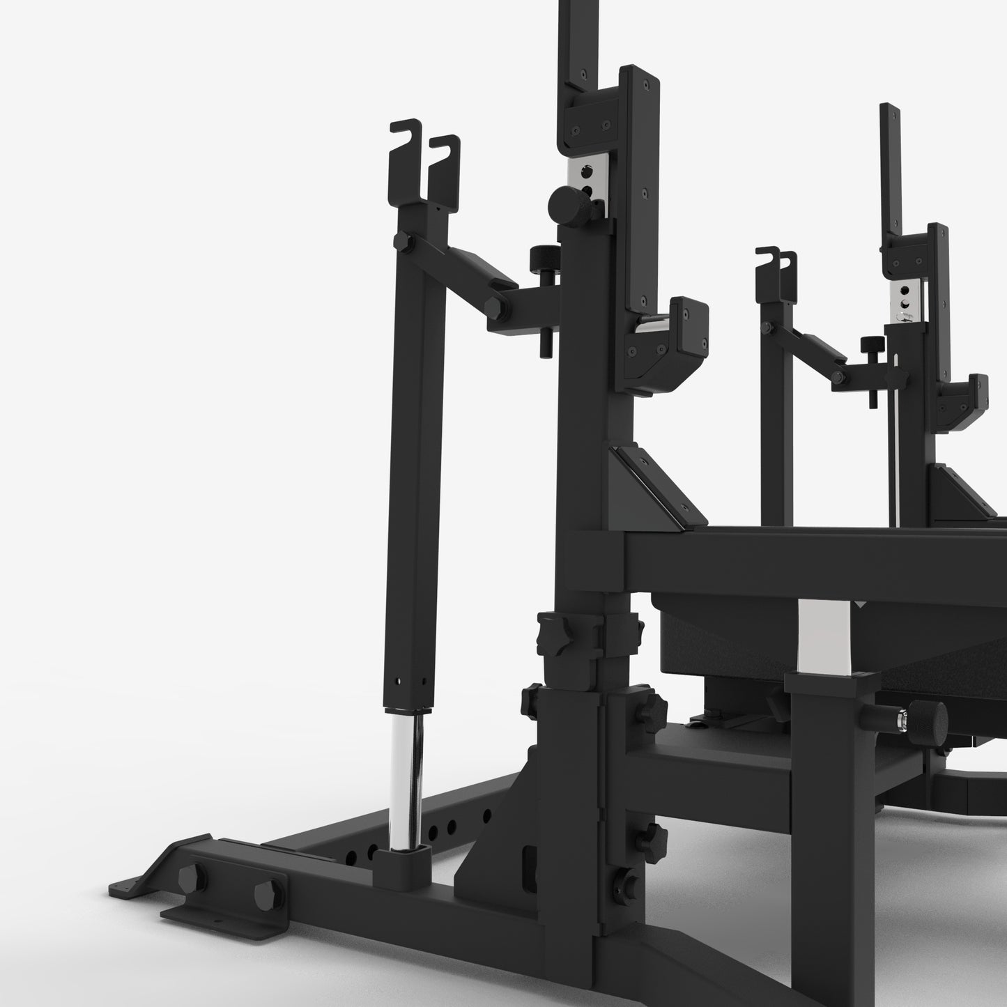 Olympic Flat Bench with Safety Arms - ForgeX™ Series