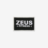 Zeus Fitness Patch - White/Black (3" x 2")
