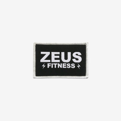Zeus Fitness Patch - White/Black (3" x 2")