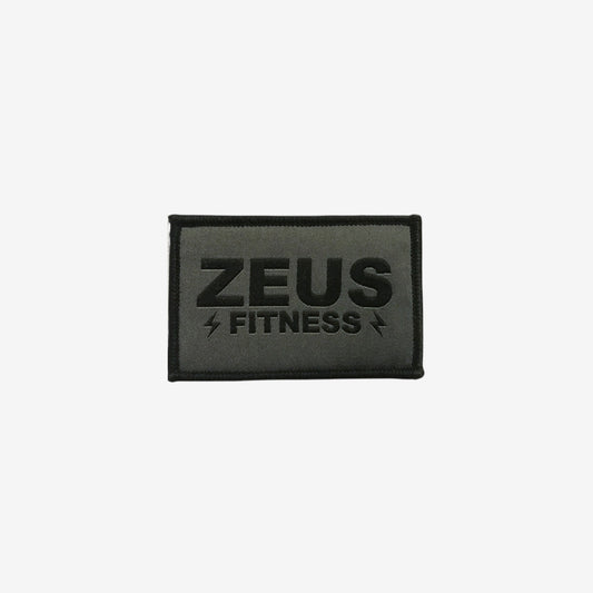 Zeus Fitness Patch - Grey/Black (3" x 2")