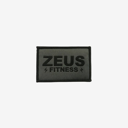 Zeus Fitness Patch - Grey/Black (3" x 2")