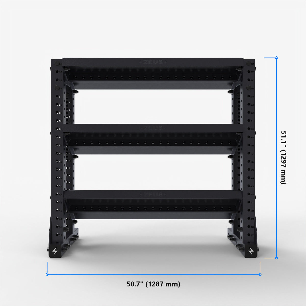 Gen 2 Storage Shelve, 3 Tier - dimensions