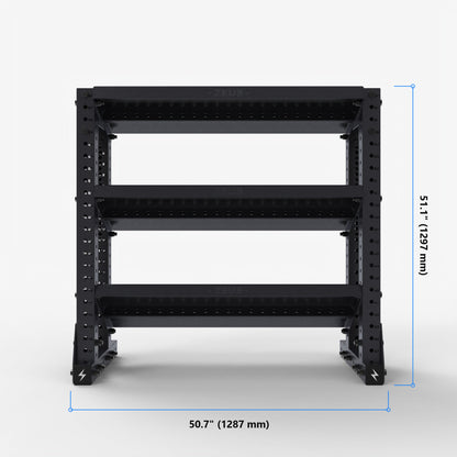 Gen 2 Storage Shelve, 3 Tier - dimensions