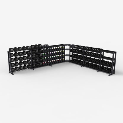 Commercial Storage Rack, 7 Bay System
