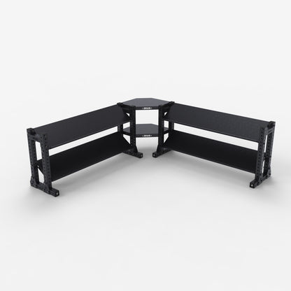 Gen 2 Storage Shelve, 2 Tier, XT1780 + XT1780 + Corner