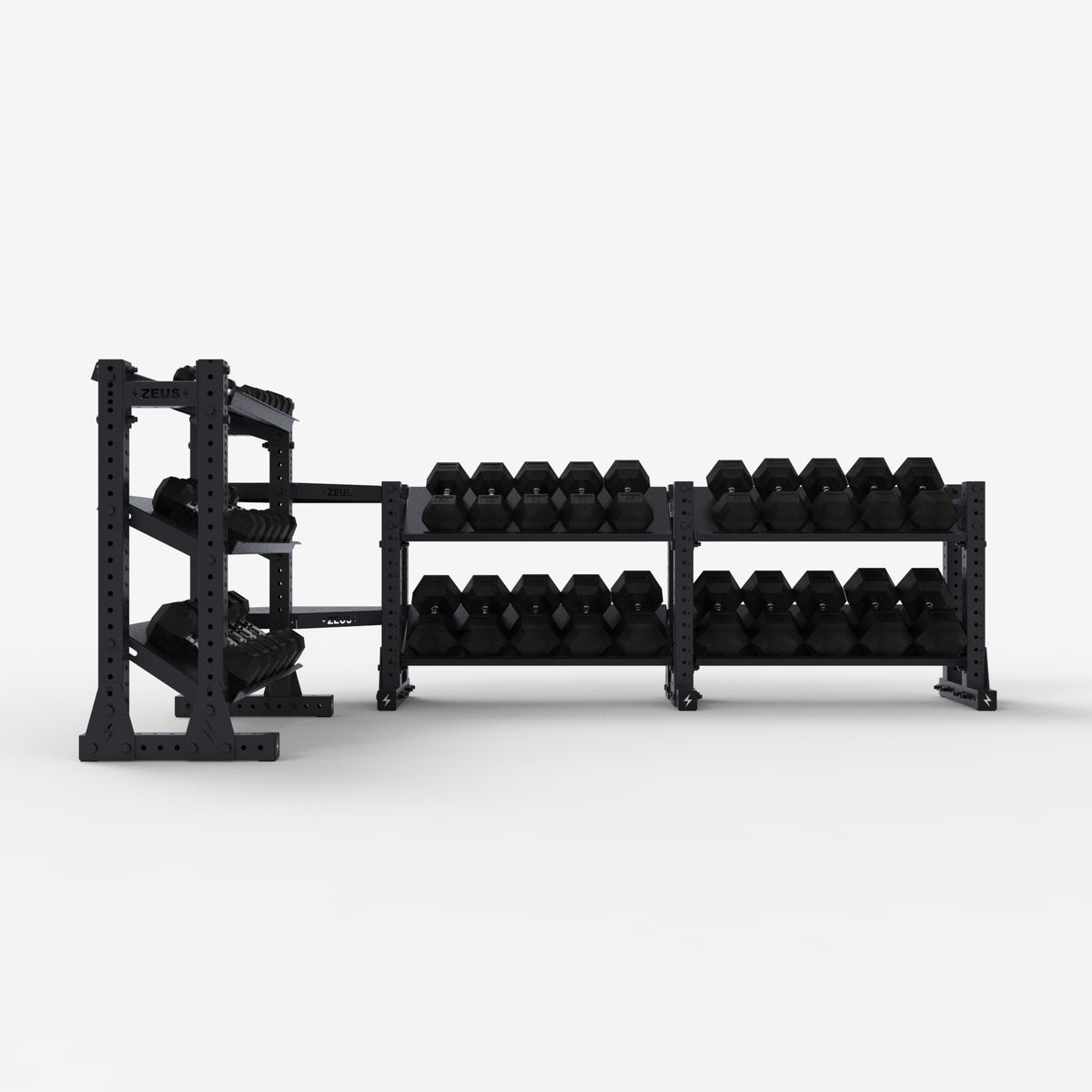 Zeus Gen 2 Storage Shelve, 3 Tier + 2 Tier XT1780 + XT1780 + Corner — view 2 of 6