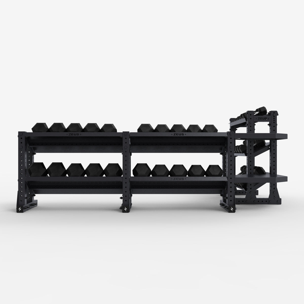 Zeus Gen 2 Storage Shelve, 3 Tier + 2 Tier XT1780 + XT1780 + Corner — view 6 of 6
