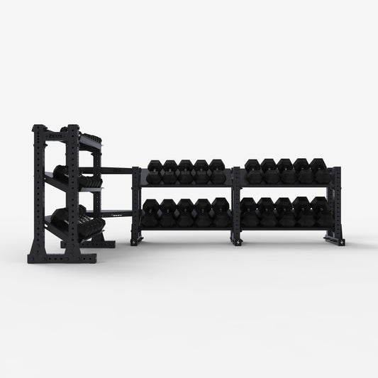 Gen 2 Storage Shelve, 3 Tier + 2 Tier XT1780 + XT1780 + Corner