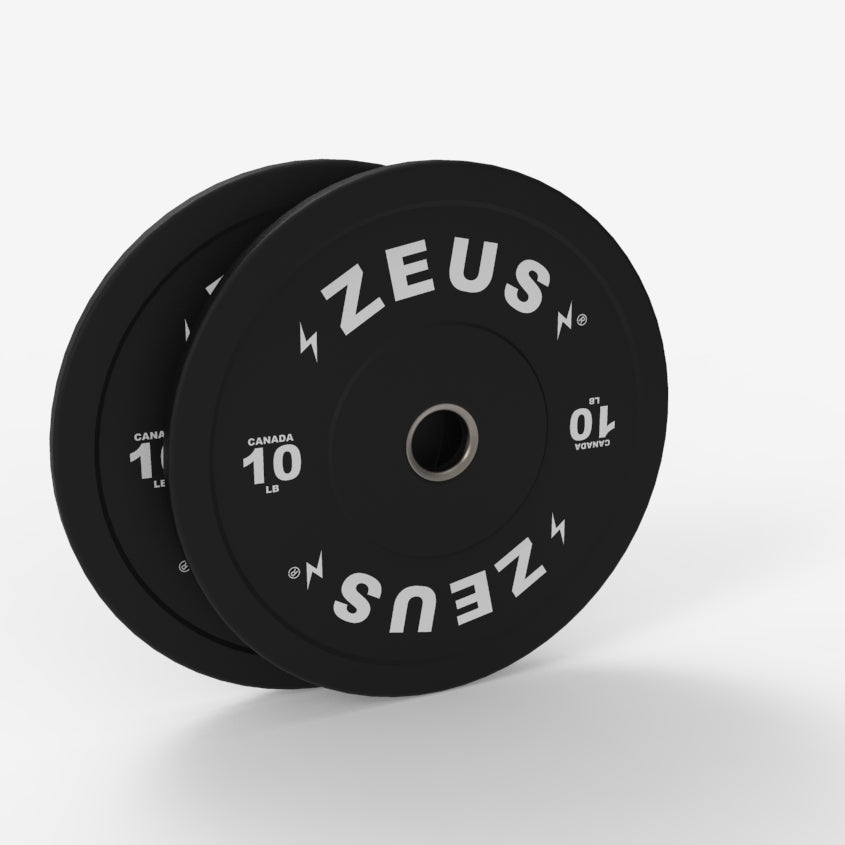 Zeus Onyx Bumper Plates - LBS