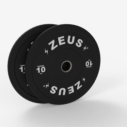 Zeus Onyx Bumper Plates - LBS