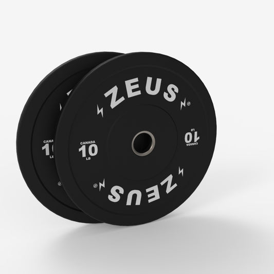 Zeus Onyx Bumper Plates - LBS