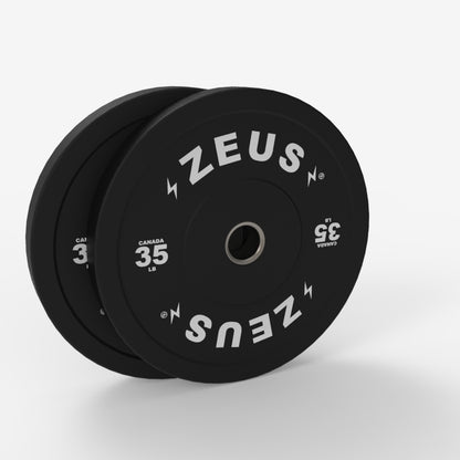 Zeus Onyx Bumper Plates - LBS