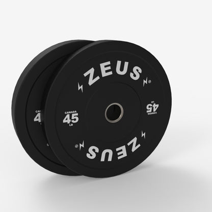 Zeus Onyx Bumper Plates - LBS