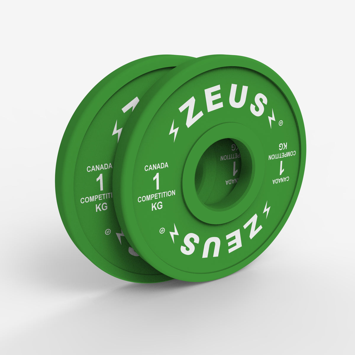 Zeus Change Plates, Competition, 1 kg, Pair