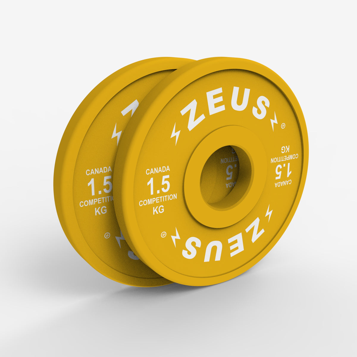 Zeus Change Plates, Competition, 1.5 kg, Pair