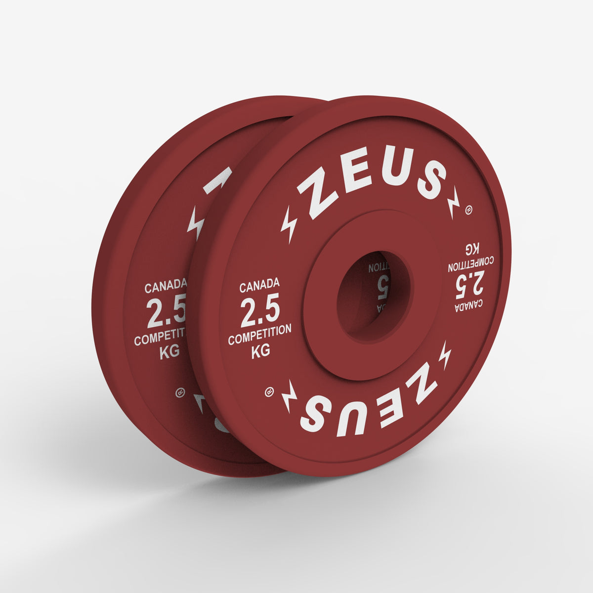Zeus Change Plates, Competition, 2.5 kg, Pair
