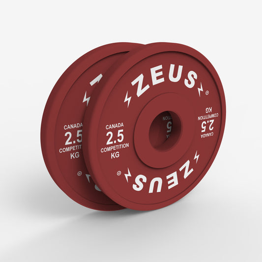 Zeus Change Plates, Competition, 2.5 kg, Pair