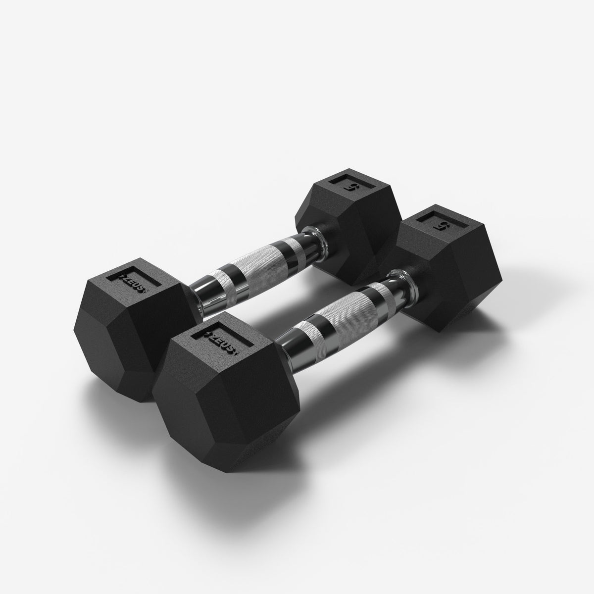 Zeus Hex Dumbbell 5 lb Pair