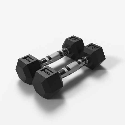 Zeus Hex Dumbbell 5 lb Pair