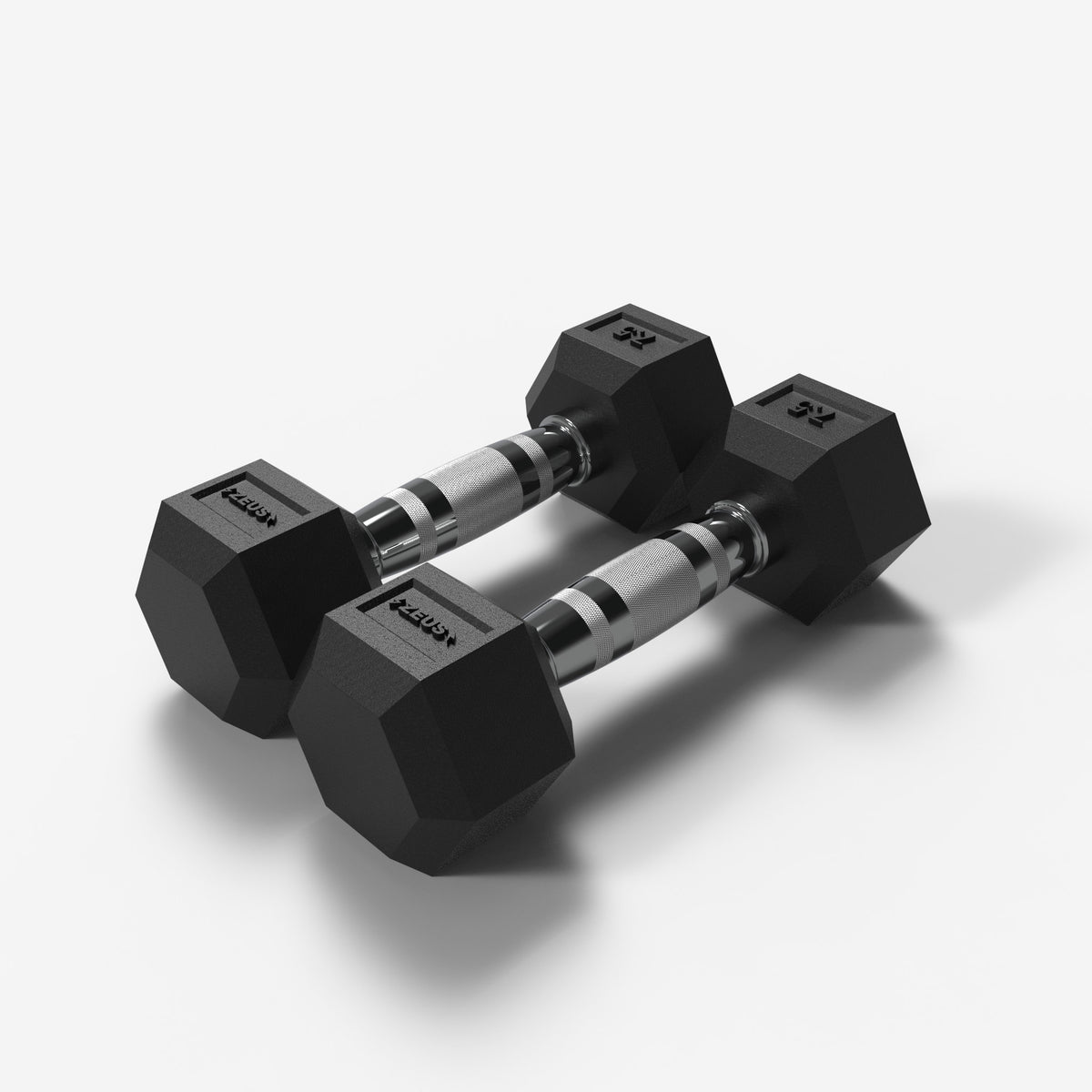 Zeus Hex Dumbbell 7.5 lb Pair
