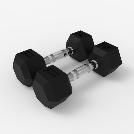Zeus Hex Dumbbell 10lbs Pair