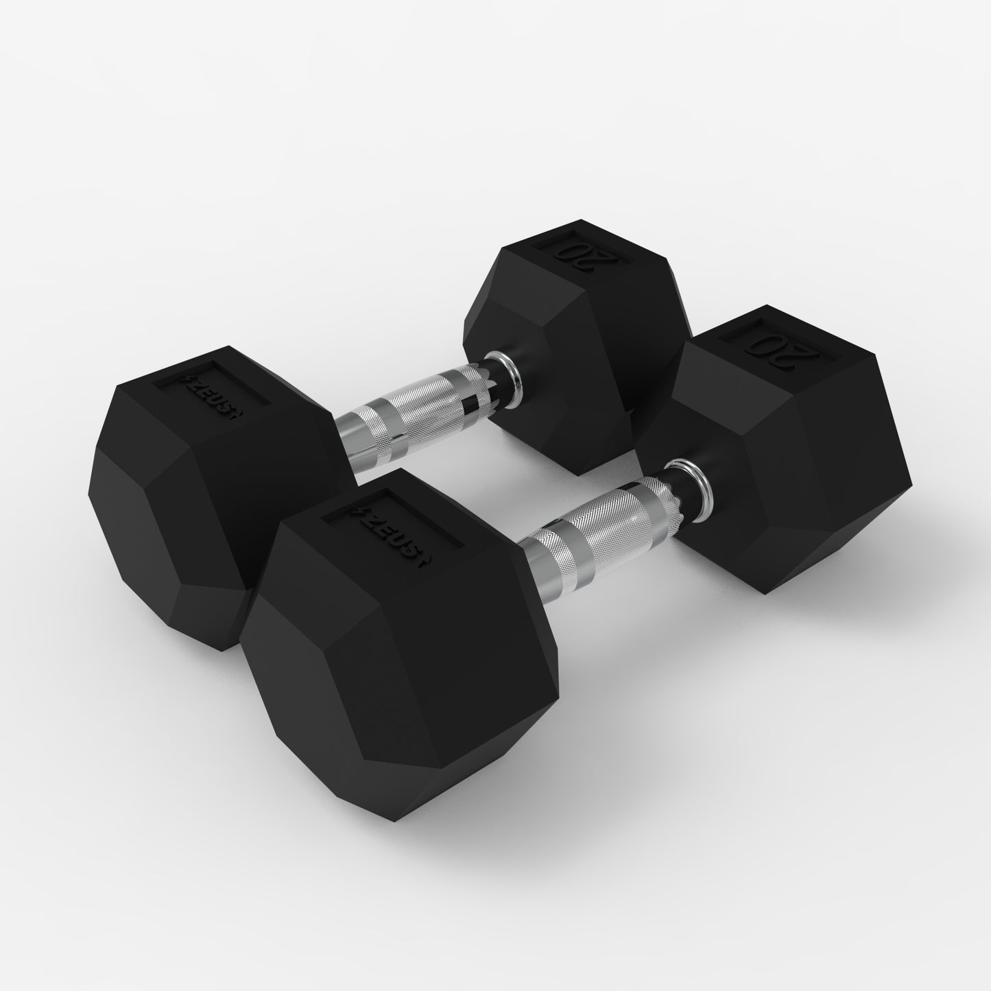 Zeus Hex Dumbbell 20lbs Pair