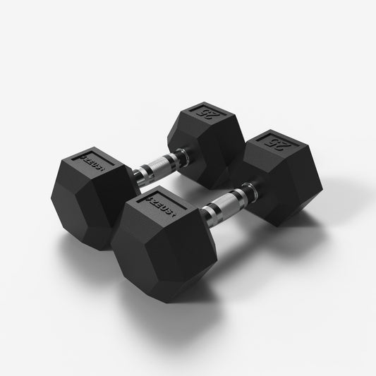 Zeus Hex Dumbbell 25 lb Pair